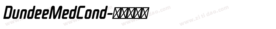 DundeeMedCond字体转换