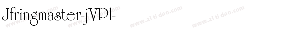 Jfringmaster-jVPl字体转换