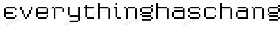 Everythinghaschanged-V7Xx字体转换