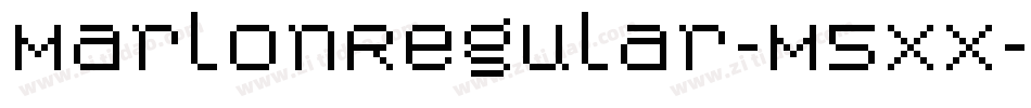MarlonRegular-M5Xx字体转换