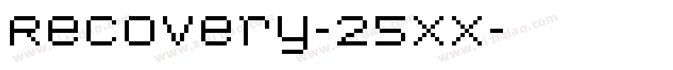 Recovery-25XX字体转换