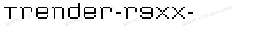 Trender-r9Xx字体转换