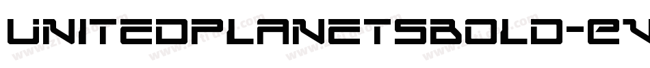 UnitedPlanetsBold-Ev29字体转换