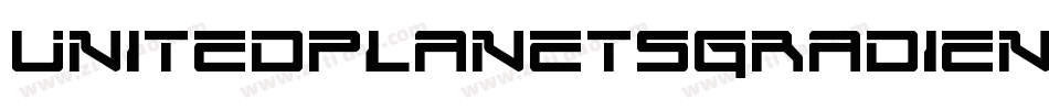 UnitedPlanetsGradient-D2K3字体转换 UnitedPlanetsGradient-D2K3字体转换