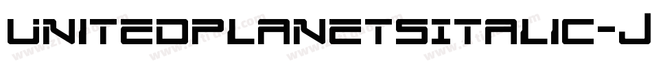 UnitedPlanetsItalic-JPdK字体转换