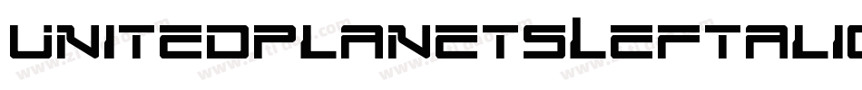 UnitedPlanetsLeftalic-G9wA字体转换