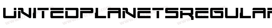 UnitedPlanetsRegular-4A54字体转换