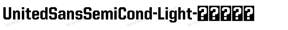 UnitedSansSemiCond-Light字体转换