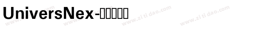 UniversNex字体转换