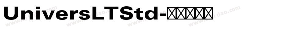 UniversLTStd字体转换