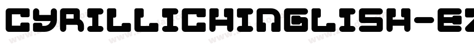 CyrillicHinglish-ezEg字体转换