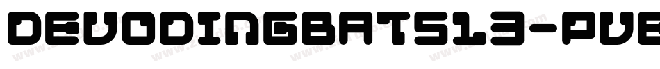 DevoDingbats13-PVEg字体转换