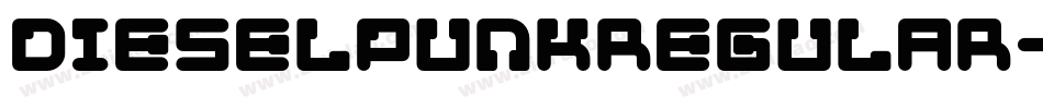 DieselpunkRegular-EgRg字体转换