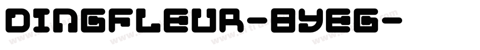 Dingfleur-8YEg字体转换