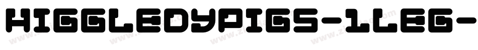 HiggledyPigs-1LEg字体转换