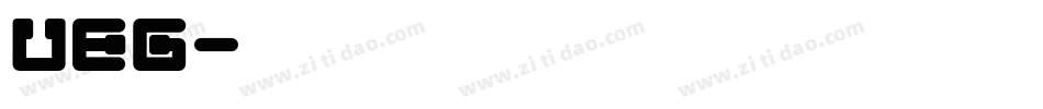 UEG字体转换