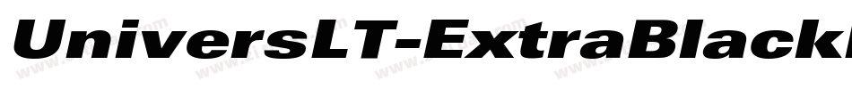 UniversLT-ExtraBlackExt字体转换