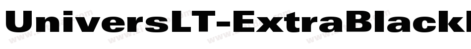 UniversLT-ExtraBlackExt字体转换