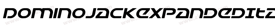 DominoJackExpandedItalicExpandedItalic-rZ3K字体转换