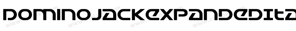 DominoJackExpandedItalicExpandedItalic-rZ3K字体转换