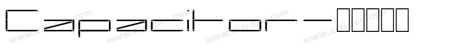 Capacitor字体转换