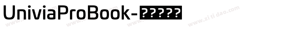 UniviaProBook字体转换