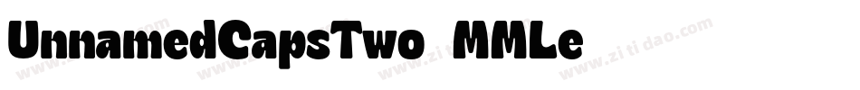 UnnamedCapsTwo-MMLe字体转换