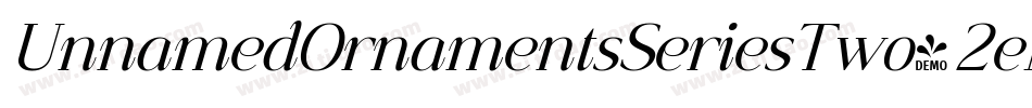 UnnamedOrnamentsSeriesTwo-2eMw字体转换