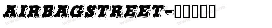 AIRBAGSTREET字体转换