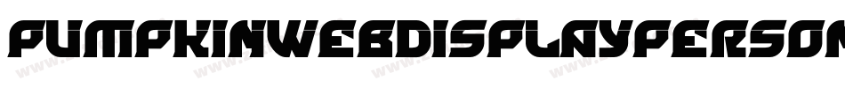 PumpkinWebDisplayPersonalUse-K7Oy7字体转换