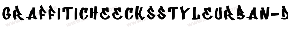 GraffitiCheecksStyleUrban-DjZE字体转换