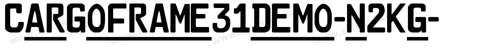 CarGoframe31demo-n2Kg字体转换