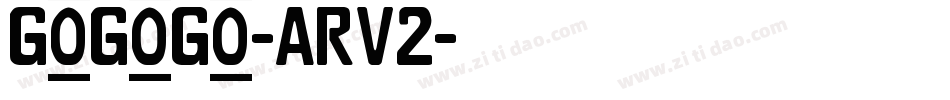 GoGoGo-ARV2字体转换