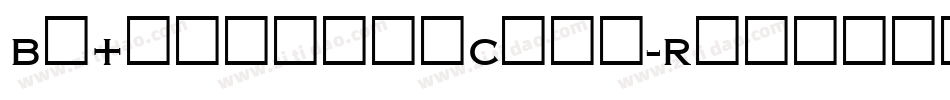 ButchermanCaps-Regular字体转换