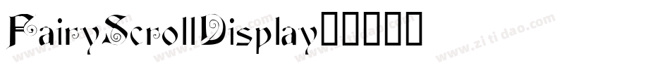 FairyScrollDisplay字体转换