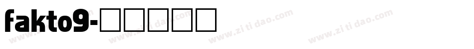 fakto9字体转换