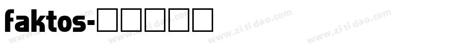 faktos字体转换