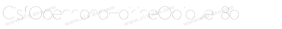 CisfOpenhandHairlineOblique-8qeg字体转换
