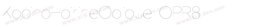 KabinaHairlineOblique-OPR8字体转换