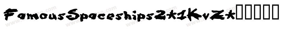 FamousSpaceships2-1KvZ字体转换