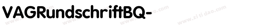 VAGRundschriftBQ字体转换