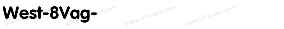 West-8Vag字体转换