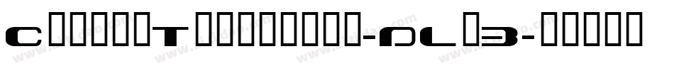 Chemistperiodic-DLm3字体转换