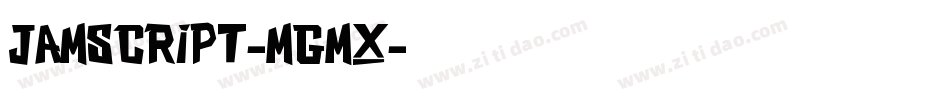 Jamscript-mGMx字体转换