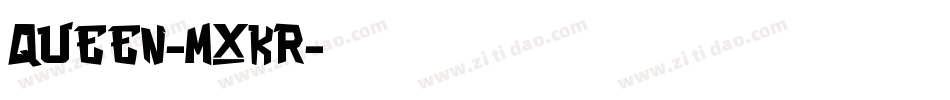 Queen-MxKr字体转换
