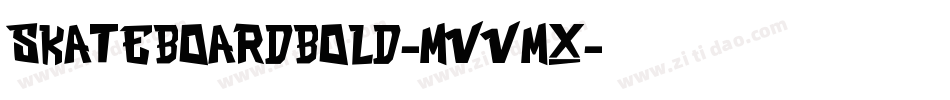 SkateboardBold-MVVMx字体转换
