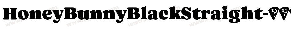 HoneyBunnyBlackStraight字体转换