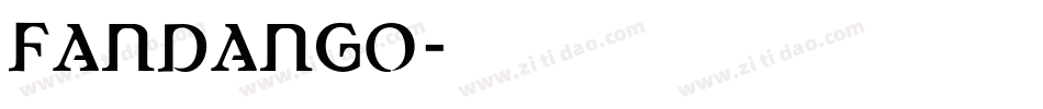 FANDANGO字体转换
