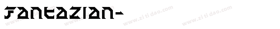 Fantazian字体转换