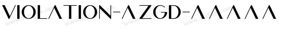 Violation-8ZgD字体转换
